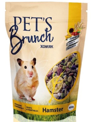 Корм сухой для хомяков Pet’s Brunch (400гр)