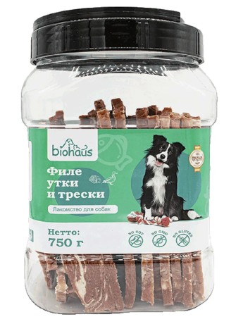 Филе утки и трески Biohaus BHS056 (750гр)