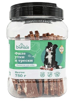 Филе утки и трески Biohaus BHS056 (750гр)