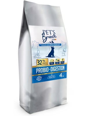 Корм сухой для собак с пробиотиком Pet’s Brunch (4кг)