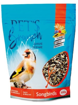 Корм сухой для диких певчих птиц Pet’s Brunch (500гр)