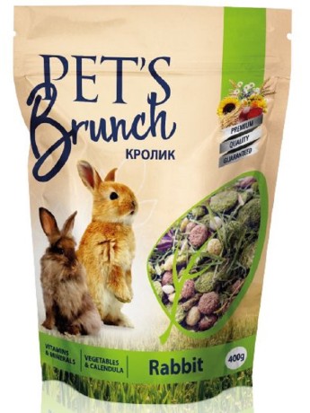 Корм сухой для кроликов Pet’s Brunch (400гр)