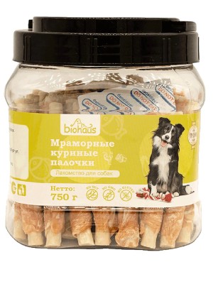 Мраморные куриные палочки BHS022 Biohaus (750гр)