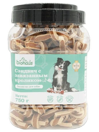Сэндвич с завязанным кроликом BHS073 Biohaus (750гр)