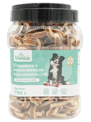 Сэндвич с завязанным кроликом BHS073 Biohaus (750гр)